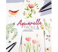 Aquarelle facile : Peindre la nature au crayon-aquarelle - Clémentine Collinet - Massin - broché - Guide
