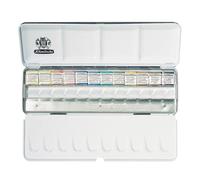 Aquarelle Horadam De Schmincke : Métal Set 12 Demi-Godets