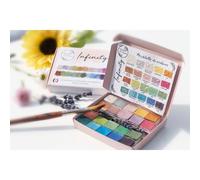 Aquarelle - Palette De 20 Couleurs Extra-Fines Irisées Au Mica