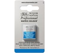 Aquarelle Professionnelle Extra-Fine - 1/2 Godet - Bleu De Céruléum Nuance Rouge