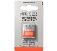 Aquarelle Professionnelle Extra-Fine - 1/2 Godet - Orange de Field - 418 - Winsor Et Newton