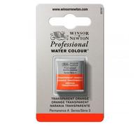 Aquarelle Professionnelle Extra-Fine - 1/2 Godet - Orange Transparent - Winsor Et Newton
