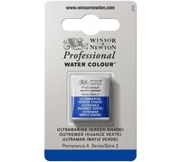 Aquarelle Professionnelle Extra-Fine - 1/2 Godet - Outremer Nuance Verte - Winsor Et Newton