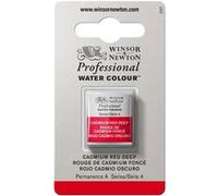 Aquarelle Professionnelle Extra-Fine - 1/2 Godet - Rouge cadmium foncé - Winsor Et Newton
