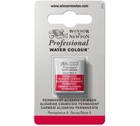 Winsor & Newton Aquarelle Professionnel - Peinture Aquarelle, Haute Luminosité, Résistante à la Lumière, Qualité Archive, Demi Godet, Couleur Alizarine Cramoisie Permanente