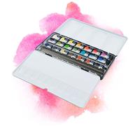 Aquarelles 7 Artists, 21 couleurs, style moderne | Boîte d'aquarelles | Boîte d'aquarelles pour artistes | Aquarelles liquides | Aquarelles | Peinture à l'aquarelle