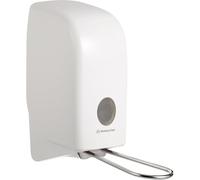 Aquarius Distributeur de Savon Mousse 6955, pour Savon Liquide, 1L | Distributeur manuel, blanc, pour savon liquide et savon mousse, 23,5 x 11,5 x 24,7 cm, grande capacité avec recharge de 1 L