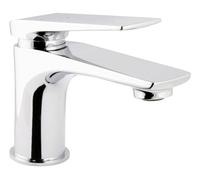 AquaSu® 795555 Orva Robinet de lavabo en chrome avec buse mélangeur à économie d'eau, robinet à tige de type 1 1/4", fixation standard