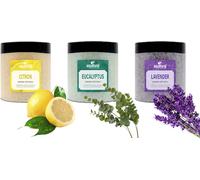 Aquatural Set Rafraîchissement Cristaux d'Arôme pour Spa, Hot tub et Bain 3 x 350 g