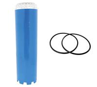 AQUAWATER - 104991 - Cartouche anticalcaire et anticorrosion en cristaux de silicophosphates à dosage proportionnel & Lot de 2 joints toriques pour bol de filtration (porte-filtre)