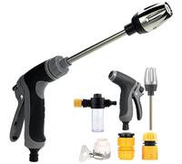 Aquoxis Nettoyeur Haute Pression, Pistolet Arrosage Haute Pression, Jetterix Haute Pression, Lance de Nettoyage Multifonction pour Voiture, Jardin, Terrasse, Nettoyeur à Eau avec Accessoires Inclus