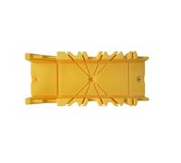 Aqvjd Boîte de sciage à onglet portable 45/90 degrés pour couper le bois, guide de sciage antidérapant oblique pour menuisier guide de serrage du bois