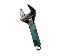 Aqvjd Clé à molette réglable à ouverture de 15,2 cm, 20,3 cm, 25,4 cm avec poignée confortable pour raccords de tuyauterie, utilisation intensive, outil