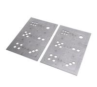 aqxreight 2PCS Coupons de Pratique de Soudage en Acier Dés à 6 Faces Plaques de Formation en Fabrication de Métaux Kit Complet de Formation d'amélioration des Compétences Traditionnelles ou que les