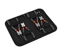 aqxreight 4 Pièces Pinces à Pression Pinces à Circlips Ensemble d'outils à Main en Acier au Carbone Kit pour Réparation Anneau à Pression d'entretien à à Circlipspinces de Retenuepinces de