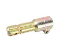 aqxreight Adaptateur D'extension de Prise de Force pour Tracteur, Rallonge D'arbre de Prise de Force en Métal Robuste 1-3 8 Pouces 6 Cannelures Femelle à Mâle, Connexion Rapide pour