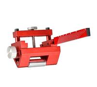aqxreight Affûteur d'angle Outil de Travail du Bois Gabarit d'Affûtage Réglage de Serrage Bords Inclinés Support de Fixation de Ciseau à Bois Rouleau étendu Ro Affûtage JigAngle (rouge)