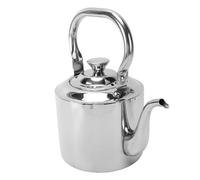 aqxreight Bouilloire en Acier Inoxydable avec Infuseur, 2,5 L (2L) | construction, infuseur amovible, poignée froide au toucher, compatible avec l\'induction, bec verseur facile
