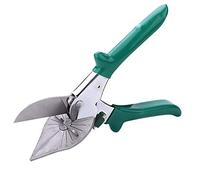 aqxreight Ciseaux d'angle de 45 à 135 Degrés, Outils de Cisailles pour Chemins de Câbles, Bandes de PVC, Bâtons de Bois, Moulures de Base de Sol, Joints en Caoutchouc