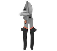 aqxreight Ciseaux d'angle de Goulotte de 240Mm, en Acier à Haute Teneur en Carbone 0~135 Degrés pour la Coupe du Plastique de Tuyaux de Barre de Bois Mince