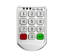 aqxreight Clavier de Verrouillage d'armoire électronique avec Voyant Lumineux à 3 Couleurs, Double Mode de Fonctionnement, Alimentation de Secours USB, Mot de Passe pour Boîte de Rangement, Casier