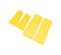 aqxreight Coins de Bûcheronnage, 5in et 7,5in ABS | Matériau à haute ténacité, conception antidérapante, couleur orange de sécurité, adapté aux tâches forestières