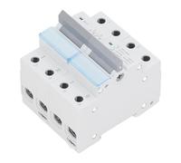 aqxreight Commutateur de Transfert Manuel à Double Alimentation 230VAC 2 Pôles Montage sur Rail DIN Commutateur de Transfert de Puissance à Verrouillage Simple Face 63A Double Circuits Surcharge