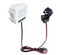 aqxreight Compteur d'électricité à Pince monophasé d'énergie avec Transformateur de Courant CT 200A 90-250VAC et Moniteur 'énergie de Fréquence Temps TCompteur 'énergie MonophaséPince Monophasée