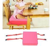 aqxreight Coussin Rehausseur de Chaise de Salle à Manger Amovible et Réglable pour bébé, Coussin de Siège de Chaise Haute pour Enfants, étanchéité Rouge, Vous Ajustez le Confort à un Matériau de