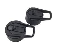 aqxreight Couvercle de Paille pour Bouteille à Large Goulot, Couvercles de Remplacement Rabattables avec Pailles, Convient à 12 18 32 40 64 Oz, Summit, Iron Flask, Takeya, Mira, Fifty/Fifty, (Black)