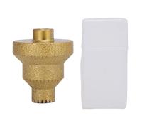 aqxreight Foret à Chanfrein étagé en Diamant, Filetage M10, Alésoir Conique Multicouche, Foret Pagode brasé pour Carrelage et Marbre, 20mm 35mm 50mm