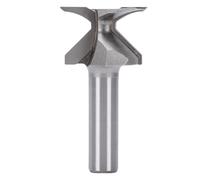 aqxreight Mèche de Routeur à Cintrer à l'arc, Lame en Acier au Tungstène 45 Substrat en Acier, Bord de Coupe Tranchant pour Un Arc incurvé Lisse, avec Tige de 1/2 Pouce R30, pour Machine