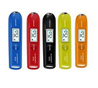 aqxreight Mini Thermomètre Infrarouge Numérique sans Contact avec Affichage de l'écran du Stylo de Température de Poche Portable LCD avec Température Restante Petit Stylo Thermomètre Portable vers et