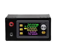 aqxreight Module d'alimentation CC Programmable - Écran LCD VA à Vue Complète avec Charge Solaire MPPT, Communication Série et Télécommande pour Laboratoires, Systèmes Solaires, (XY-SK120)