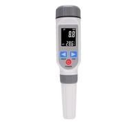 aqxreight PH Mètre Couleur Négative écran LCD Couleur Rouge Blanc 0 05 Précision Stylo de Test de Température Portable unité Pratique pour H PH Mètre Testeur de Stylo de Test Testeur de Température