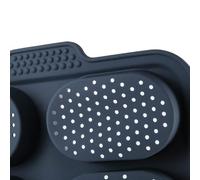 aqxreight Plaque de Cuisson Française en Silicone Leapstar - Silicone Antiadhésif de qualité Alimentaire pour Biscuits, Pain et Gâteaux Leapstar Plaque de Cuisson en (gris foncé)