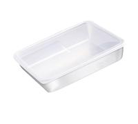 aqxreight Récipient de Stockage Alimentaire en Acier Inoxydable 304, | Matériau durable, idéal pour le stockage au réfrigérateur, option portable