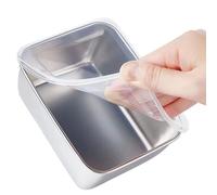 aqxreight Récipient de Stockage Alimentaire en Acier Inoxydable 304, | Matériau durable, idéal pour le stockage au réfrigérateur, option portable
