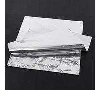 aqxreight Rouleau de Papier d'aluminium Extra Large de 25 Microns, 100 Pièces, pour Barbecue, Cuisson, Grillades, Résistant à la Chaleur, Antiadhésif, Emballage Alimentaire