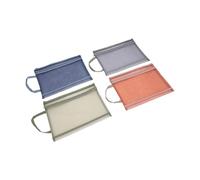aqxreight Sacs Organisateurs de Documents Transparents pour Rangement A4 | Poignée durable et facile à transporter, double couche renforcée, conception transparente