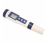 aqxreight Stylo Testeur de qualité Numérique 5 en 1 pour Température de salinité Ph Ec avec écran rétroéclairé, Haute Portable pour Piscines Hydroponiques d'aquarium