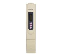 aqxreight Stylo Testeur Numérique 0 9999 Ppm avec écran LCD de Température pour Aquariums, Piscines, Culture Hydroponique, Test de qualité des Aliments et des Boissons (GREY)