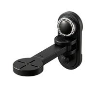 aqxreight Support de Caméra de sécurité Ventouse Réglable (BLACK) | Plastique robuste et réglable multi-angles, aspiration puissante, parfait pour une utilisation en intérieur.