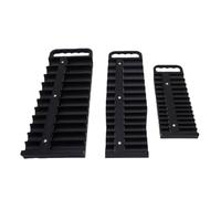 aqxreight Support de Douilles Robuste, Solution de Rangement Portable | Forte poignée magnétique, peut contenir 76 douilles, s\'adapte aux entraînements 1/4, 3/8, 1/2.