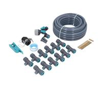 aqxreight Système d'arrosage de Jardin Kits d'irrigation Goutte à Goutte Automatiques de 10 M Ensemble 'équipement de Pelouse de Patio avec Goutteur de Tuyau Installer sans Tuyauterie SC Garden