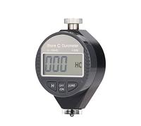 aqxreight Testeur de dureté Numérique Duromètre Portable pour Caoutchouc, Plastique, Cuir, Cire, Graisse Composée, Large Plage de Mesure, écran LCD, Construction en Acier allié, Boîte de Rangement