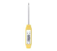 aqxreight Thermomètre Alimentaire Numérique Style Stylo d'étalonnage Automatique Thermomètre de Poche électronique de Haute Précision Jaune Faisant un Correct, une Sonde Ajuste la Fonction (YELLOW)