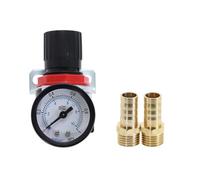 AR2000 G1 / 4 réducteur de pression avec manomètre raccord pneumatique Mini secours d'air commande Pièces,Utilitaire universel(AR2000(1I4) xBrass 10)