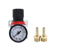 AR2000 G1 / 4 réducteur de pression avec manomètre raccord pneumatique Mini secours d'air commande Pièces,Utilitaire universel(AR2000(1I4) xBrass 6)