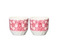 Arabia Coquetier Huvila Lot de 2 Rose-blanc